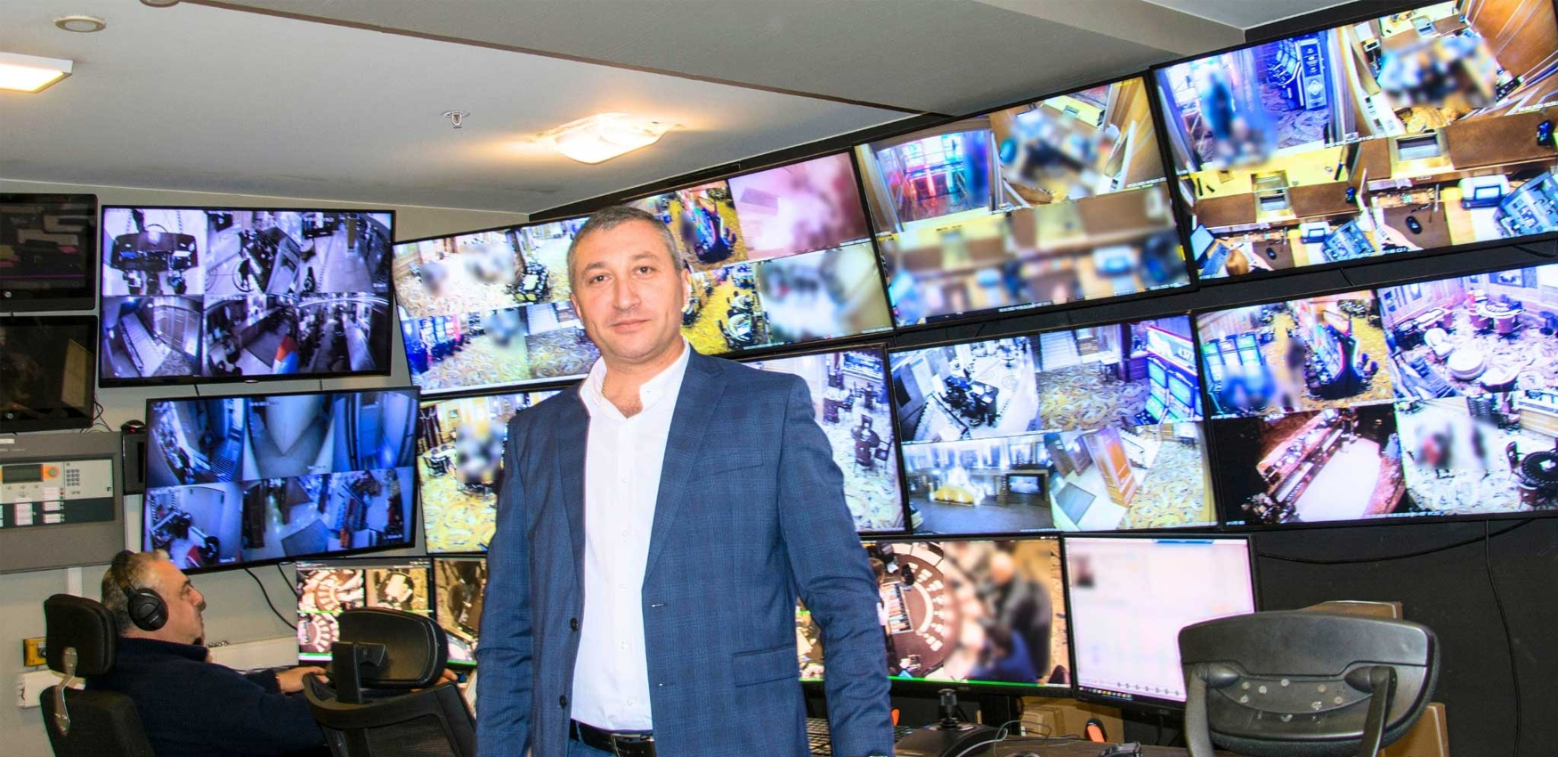 Mate Gvinjilia, CCTV Manager del Casino Ambassadori