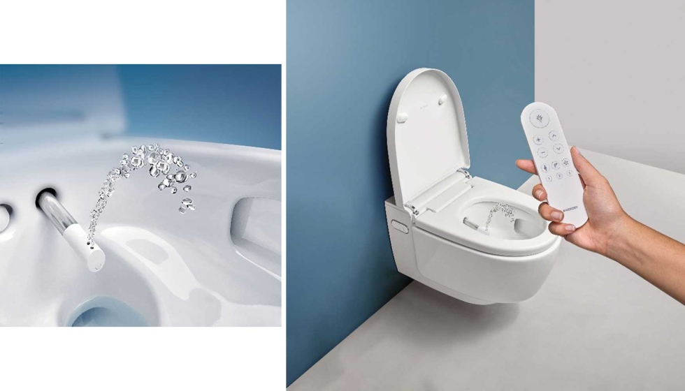 Inodoro bid� b�sico que incorpora las principales funciones premium de la gama AquaClean...