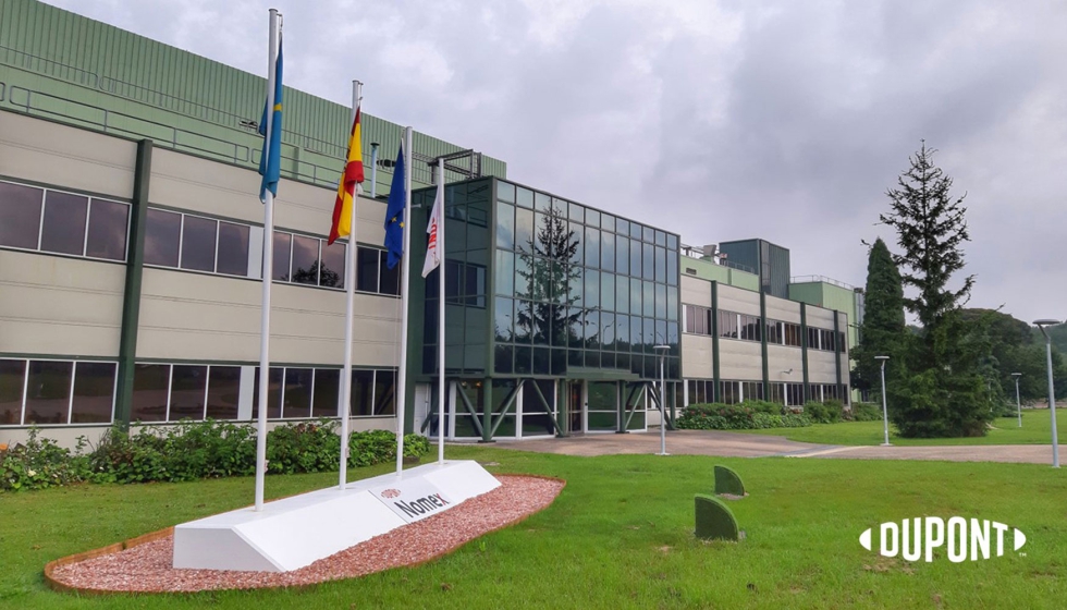 Planta de producci�n de Dupont Nomex en Asturias