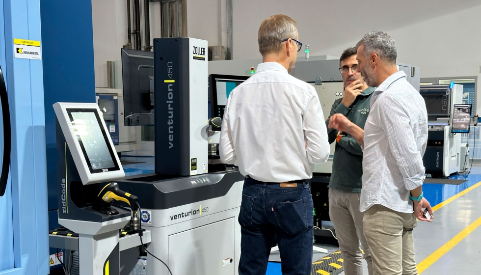 Como partner del evento, Zoller mostr el sistema de ajuste y medicin de herramientas Venturion...