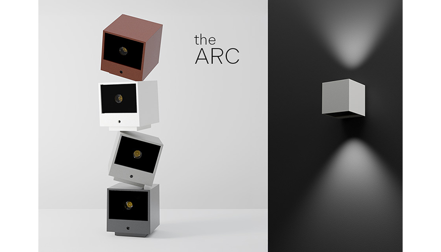 La serie ARC representa una opci�n vers�til para iluminaci�n mural exterior