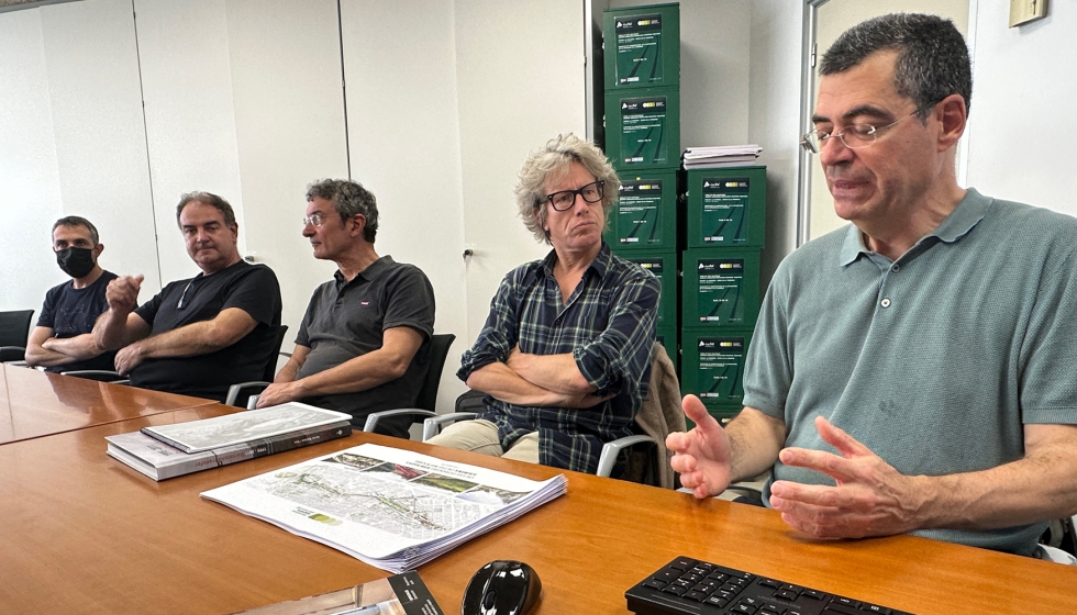 Llus Domnech, director de Arquitectura de BSAV, durante la presentacin del proyecto a los asistentes