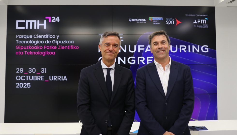 Xabier Ortueta, director general de AFM Cluster (izq...