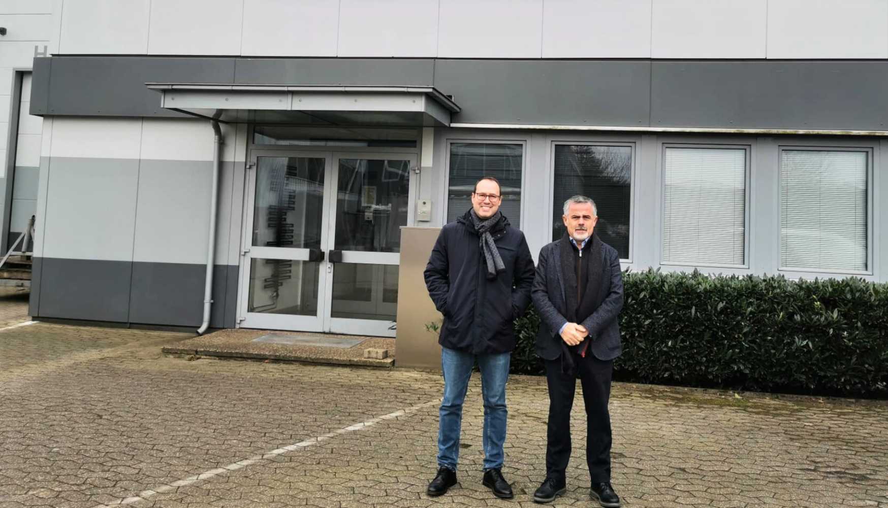 Os responsveis da DBR Automation, Rafael Castillo (CEO) e Miguel Caete (COO)...