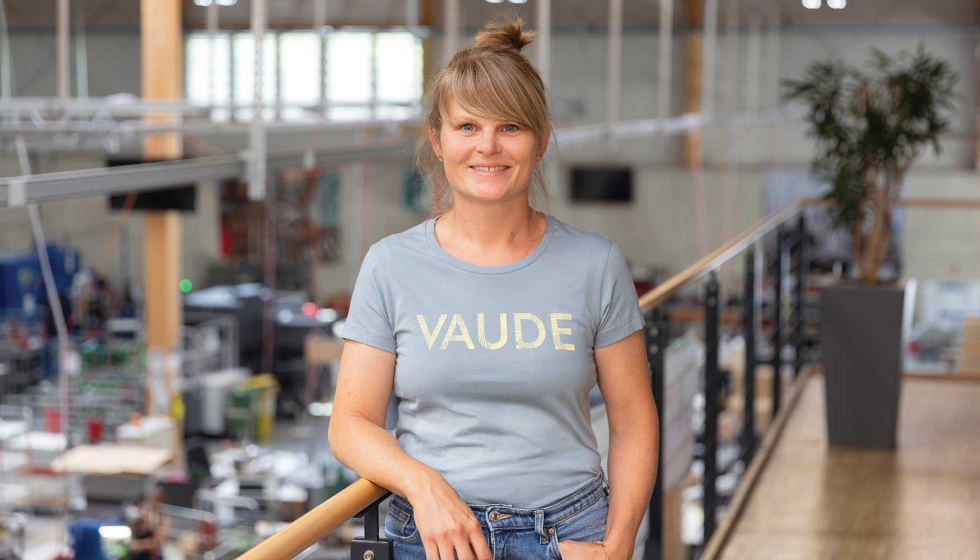 Anika Mauz, responsable de gestión de proveedores en VAUDE Anika Mauz, responsable de gestión de proveedores en VAUDE