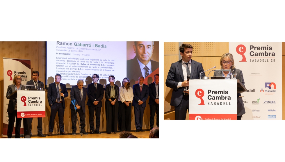 La hija y nieto de Gabarr Badia, Sofia y Ramon respectivamente...