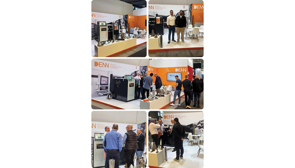 El stand de Denn en la feria de Blechexpo 2025