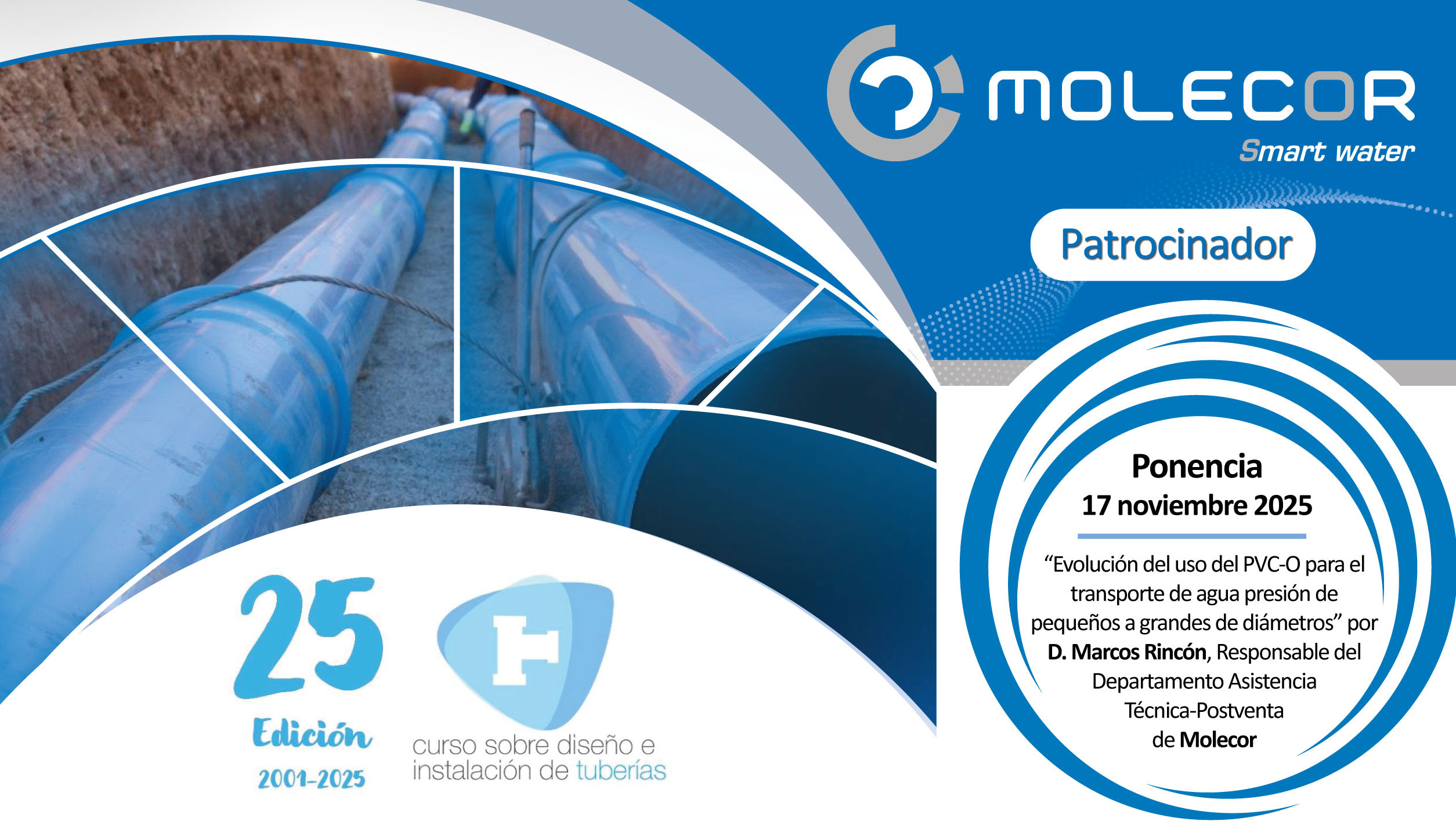 El XXV Curso de Dise�o e Instalaci�n de Tuber�as para transporte de agua se celebrar� en formato h�brido desde la Fundaci�n General Universidad...