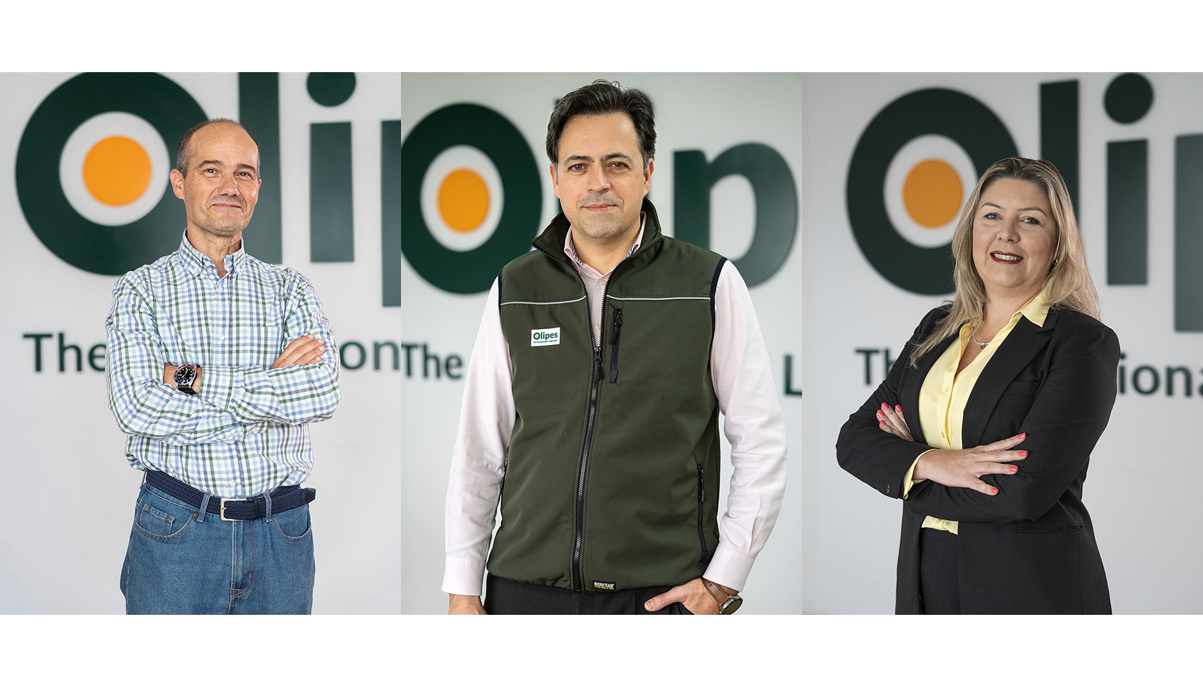 De izquierda a derecha: Roberto Gonzlez, Jorge de la Calle y Loredana Proietti