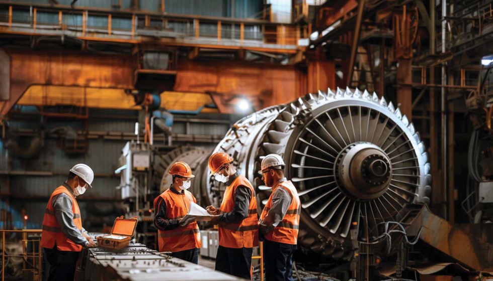 Foto de Ventajas de TRAXX en el apriete de turbinas de gas y uniones atornilladas industriales