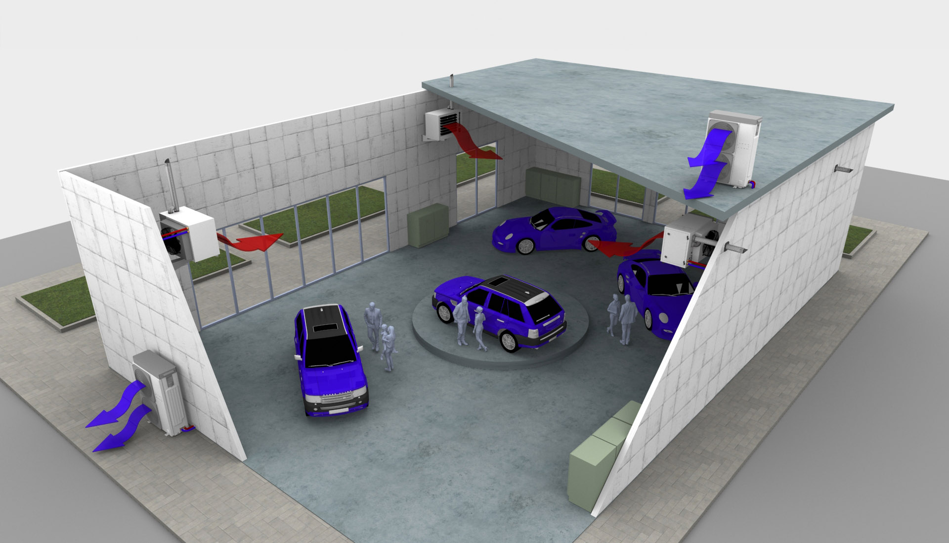 El ventilador de caudal variable es eficiente incluso durante los meses m�s calurosos con aire acondicionado...