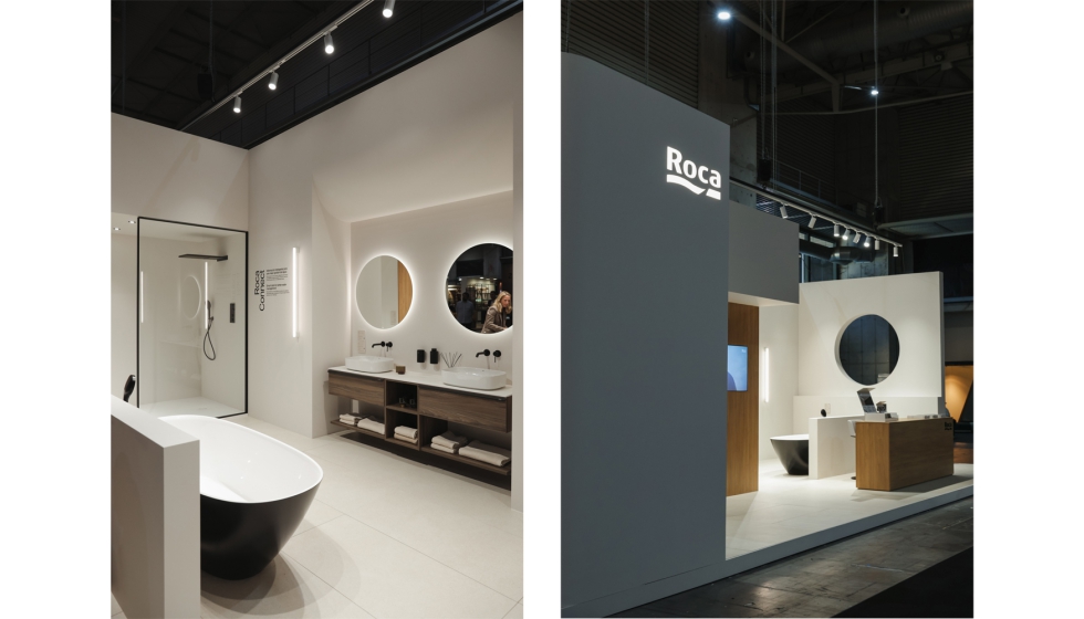 Entre las novedades presentadas destac Roca Connect, la solucin inteligente para la gestin del agua en espacios de bao...