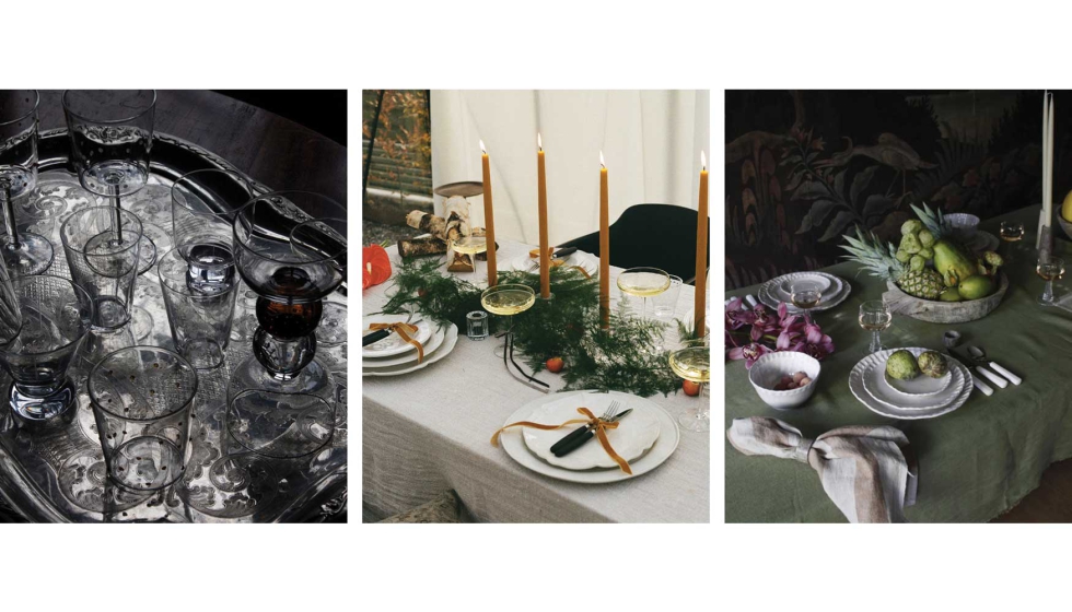 Inspiracin de la mesa de Navidad de Olsson & Jensen