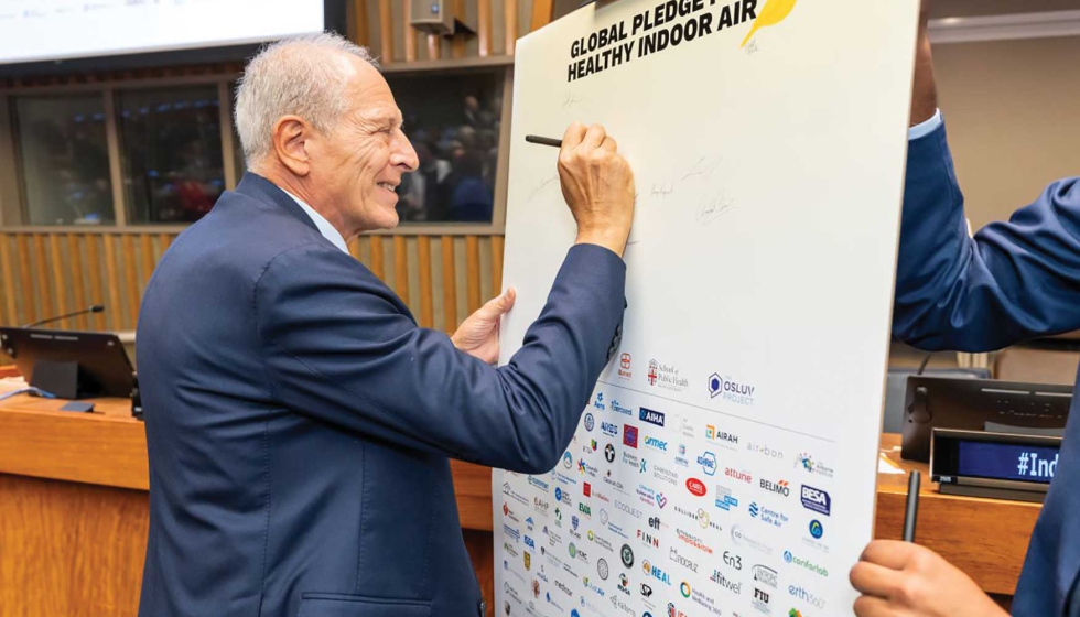 O presidente da REHVA, Livio Mazzarella, reuniu-se com todos os parceiros em Nova Iorque para assinar conjuntamente o compromisso global...