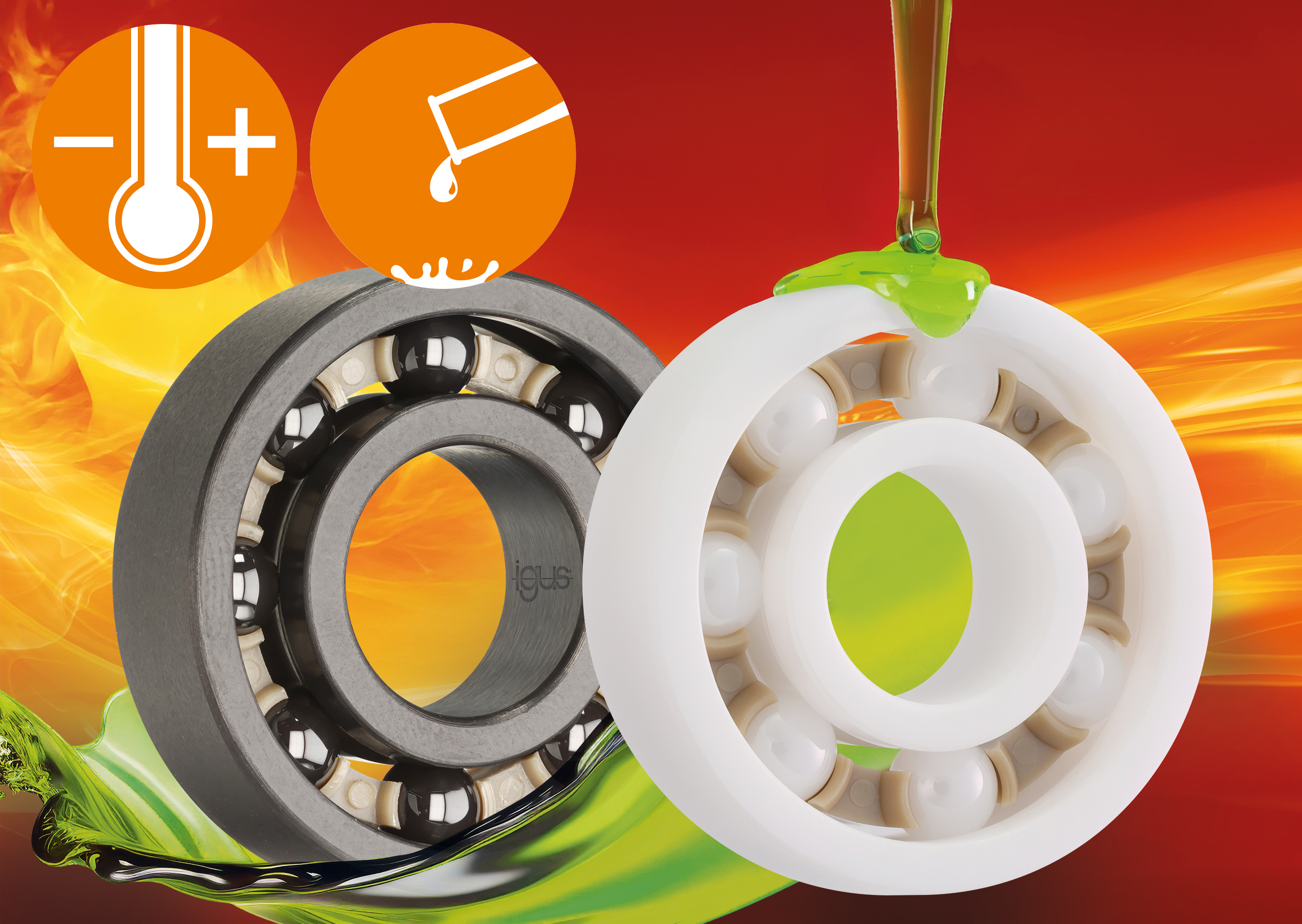 65 veces ms resistentes al desgaste: igus desarrolla rodamientos de bolas para cargas qumicas extremas