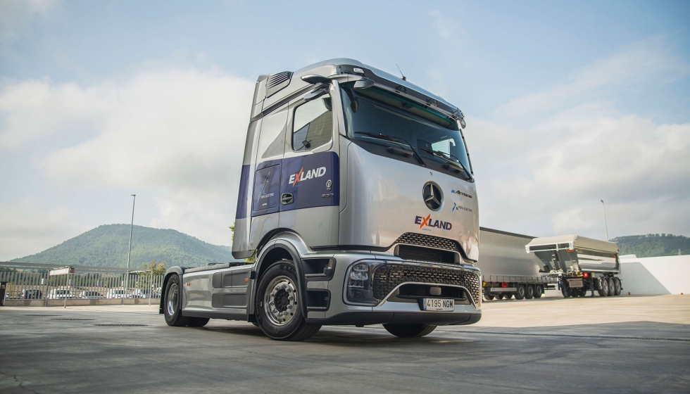 QUADIS Autolica Industriales hace entrega del Mercedes-Benz eActros 600 LS a EXLAND