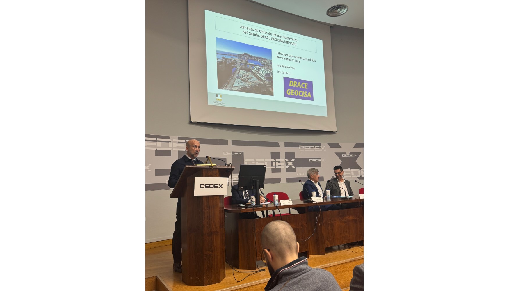 Intervencion de Luis del Amo, de Drace-Geocisa