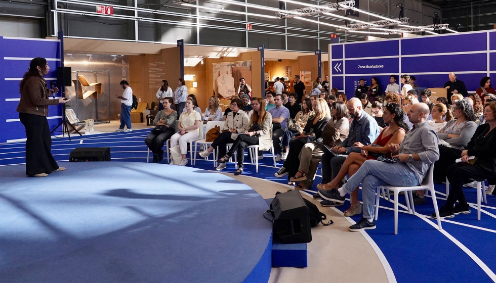 Detalle de una de las sesiones sobre tendencias del h�bitat en Feria Valencia