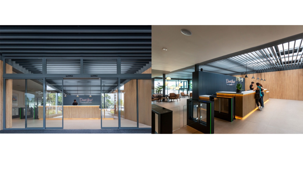 El proyecto se basa en un diseo envolvente que incorpora las soluciones de proteccin solar como elemento central...