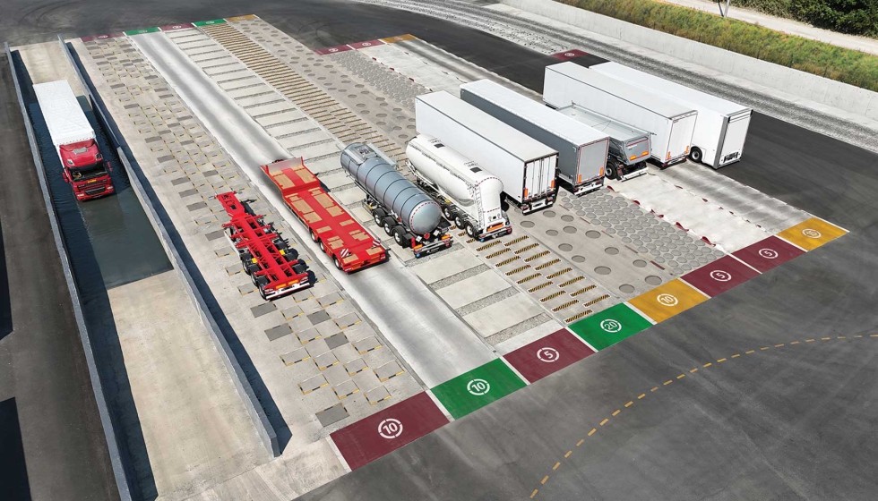 La primera pista de pruebas propiedad de un fabricante de remolques de Europa