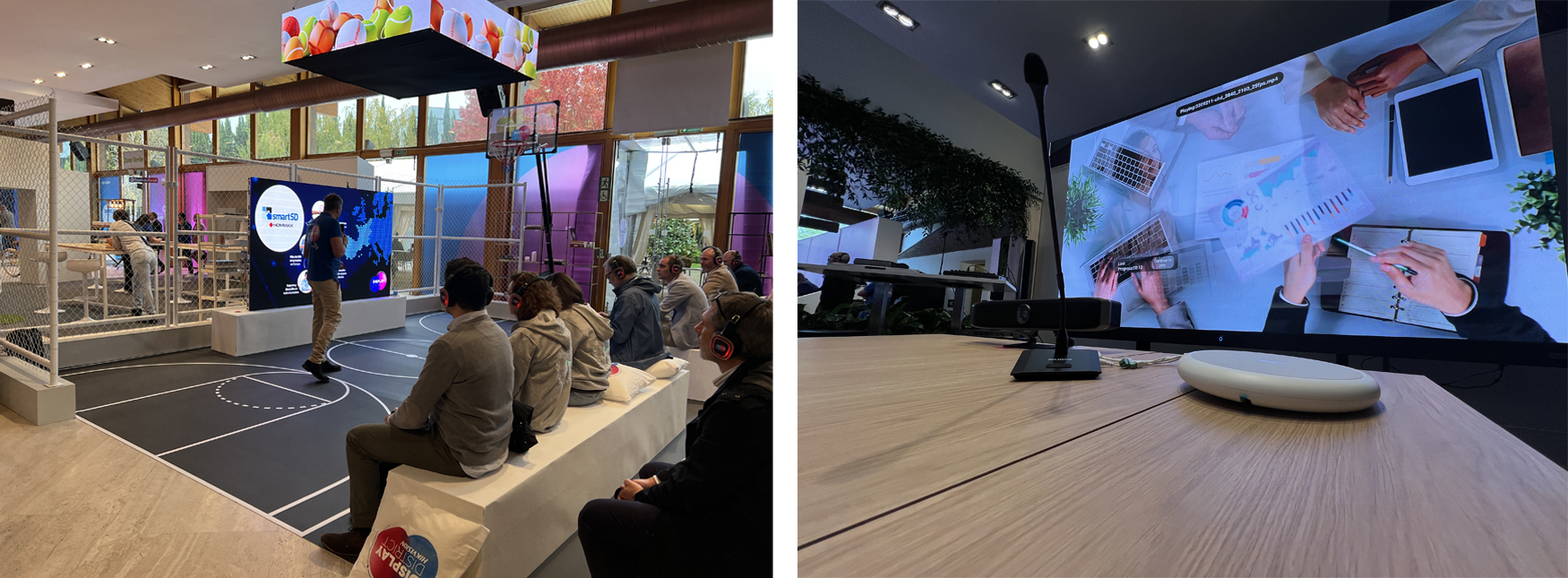 Zona Talleres y networking y espacio Corporate