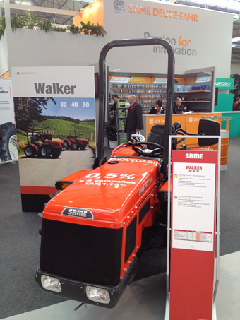 El tractor Walker, de Same, fue una de las grandes novedades de la marca en FIMA 2012