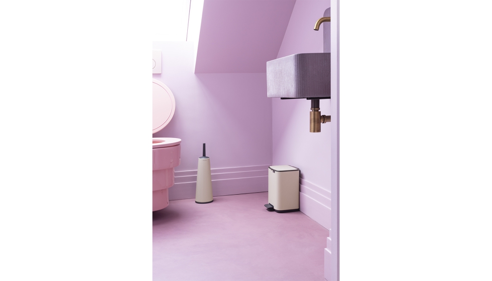 Cubo Bo pedal Bin 12L, color Soft Beige de Brabantia