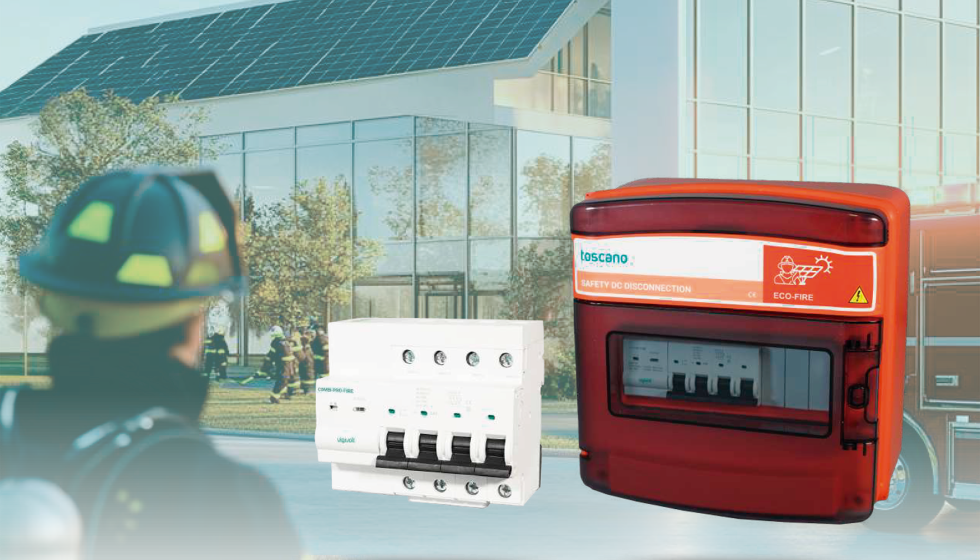 Combi-Pro-Fire puede integrarse en cuadros ya existentes o suministrarse en versin premontada dentro del cuadro Eco-Fire...