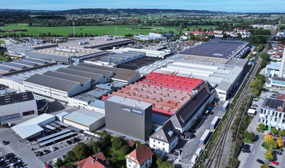 El nuevo almacn sobresale en la visin area de Marktoberdorf