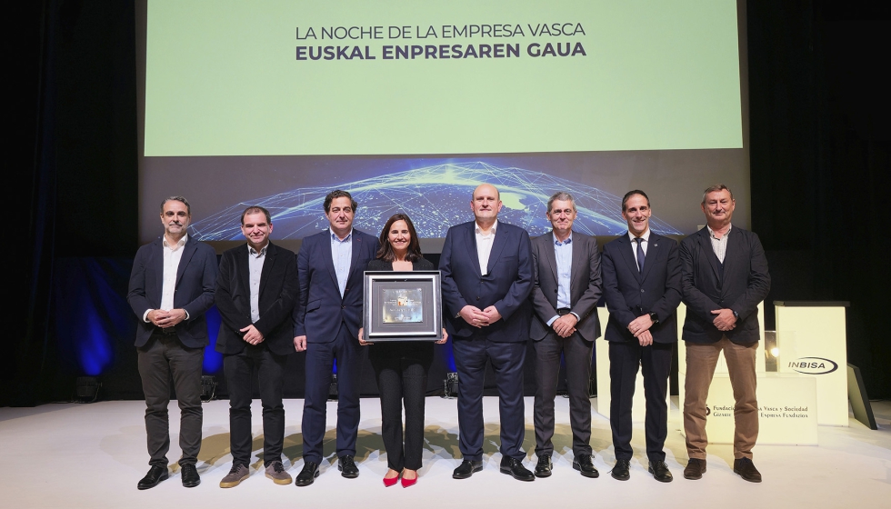 Nerea Aranguren, directora general de Danobatgroup, recibe el premio a la Innovacin Empresarial en la Noche de la Empresa Vasca...