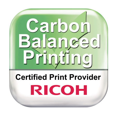 Con el programa, los impresores obtienen un certificado como 'Proveedor de impresin de carbono equilibrado Ricoh'