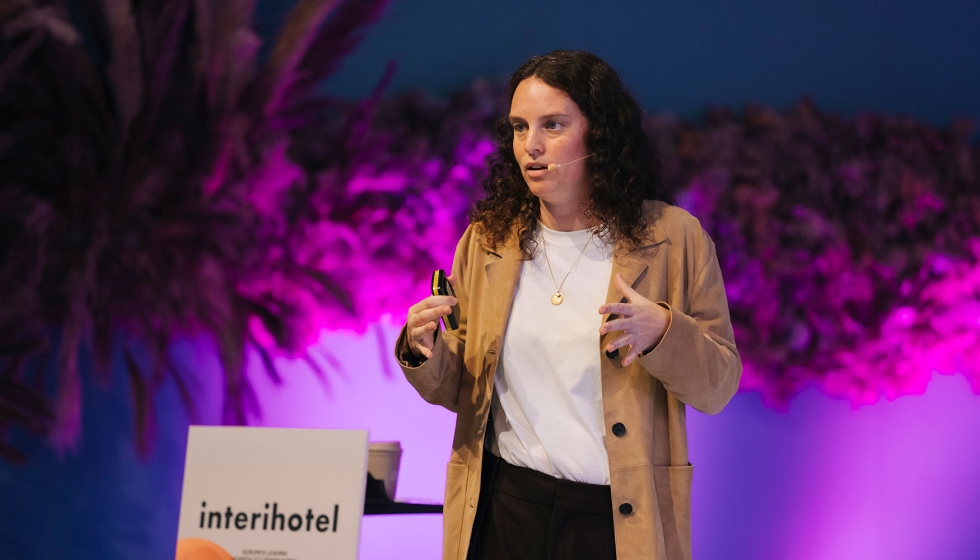 Berta Josa, Interior Design Lead en Mesura, durante su intervencin. Foto: Brava Studio