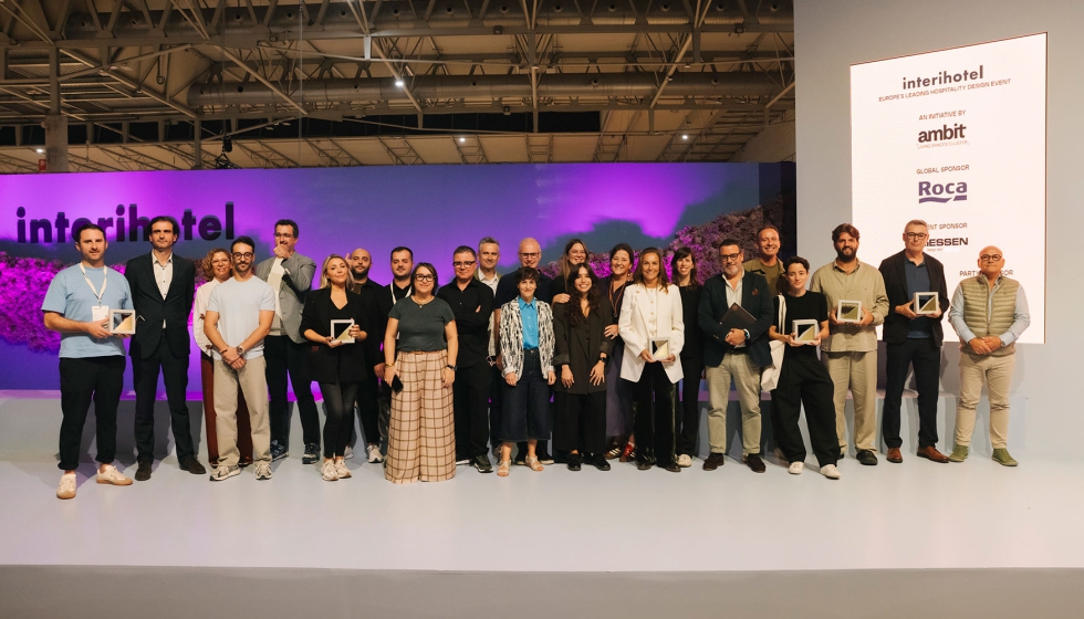 Foto de familia de los ganadores de la edicin 2025 de los Premios interihotel. Foto: Brava Studio