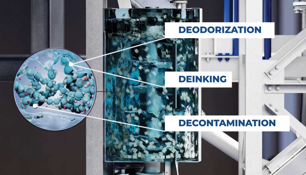 Flexloop va a continuacin de la limpieza mecnica preliminar y proporciona una etapa de extraccin basada en disolventes...