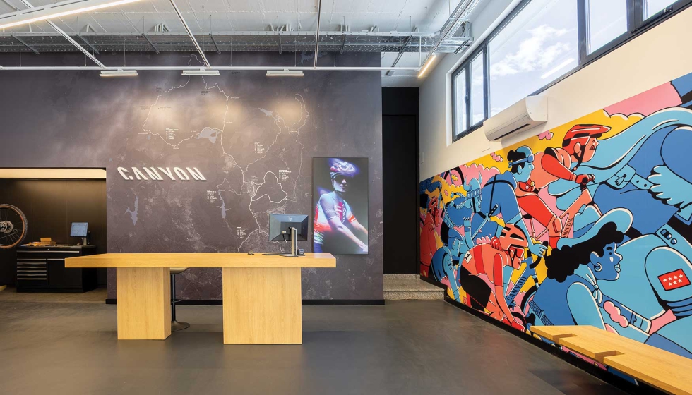 El nuevo espacio de Canyon en Madrid fusiona esttica industrial y funcionalidad, con la innovacin como eje central