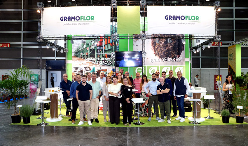 Equipo de Gramoflor en Iberflora