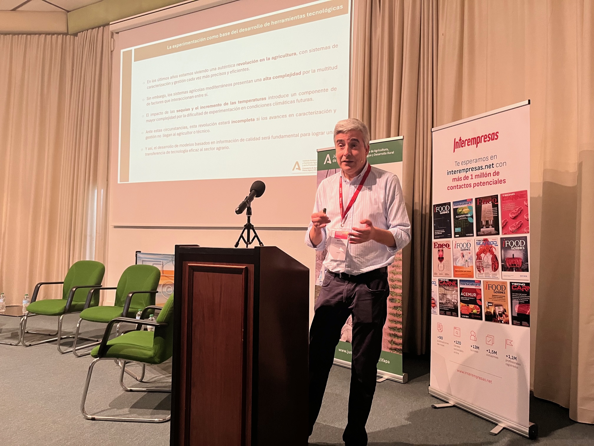 Ignacio Lorite, investigador del Ifapa experto en sequa