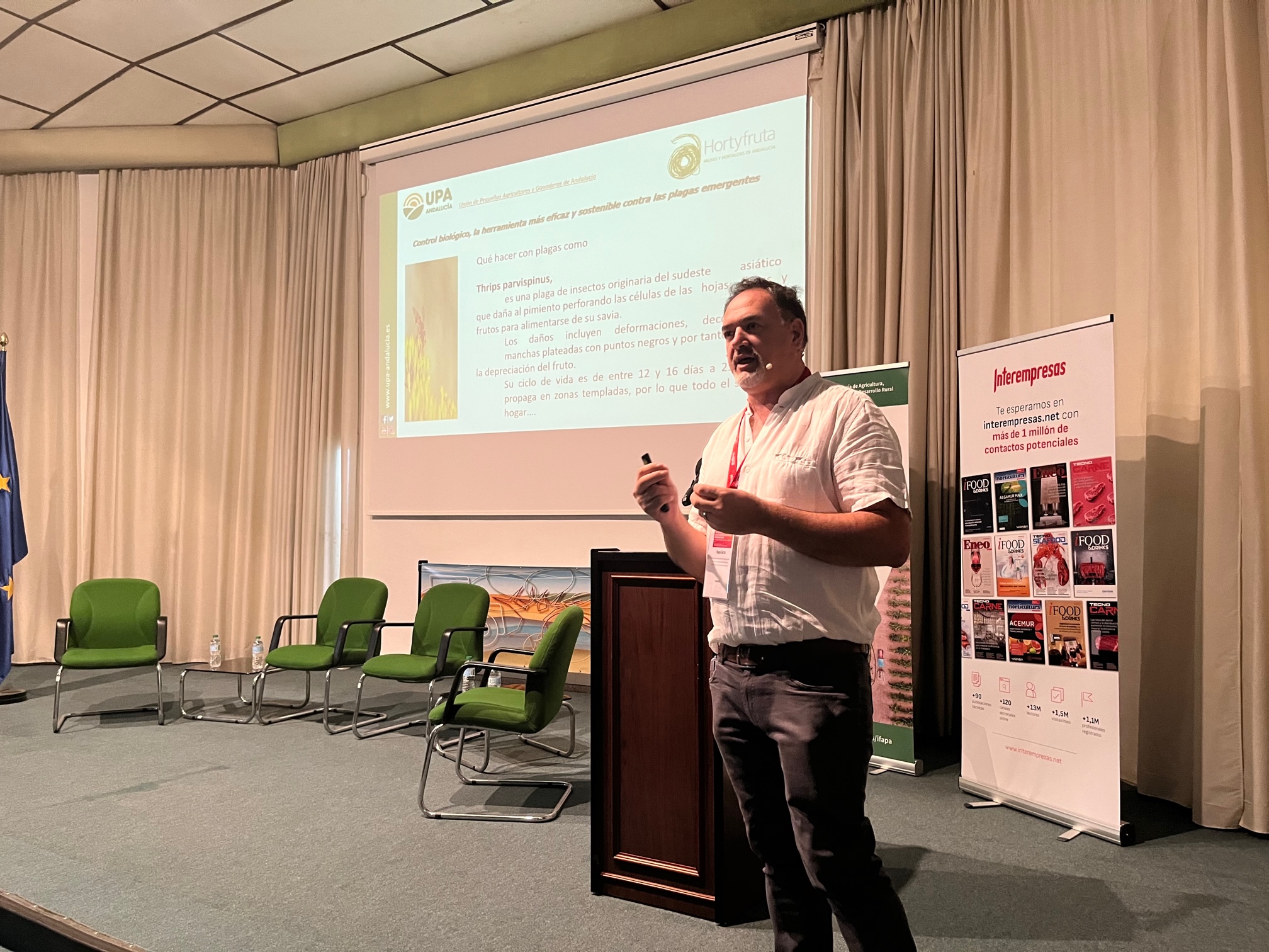 Roque Garca, vicesecretario de UPA Andaluca y miembro de Hortiespaa