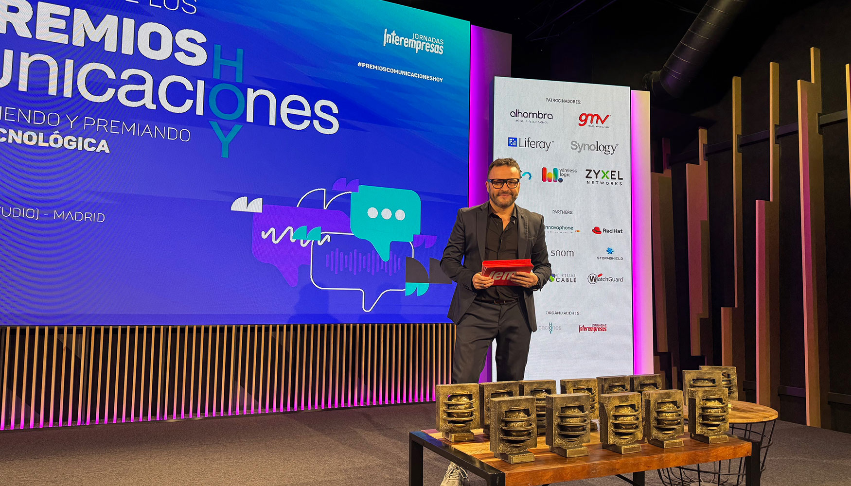 Emilio Gonzlez ejerci de mestro de ceremonias de la gala