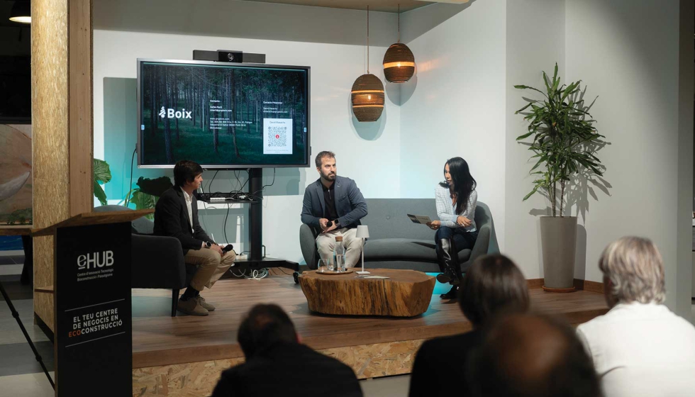 Presentacin de la nueva planta de fabricacin de paneles de madera de Grup Boix