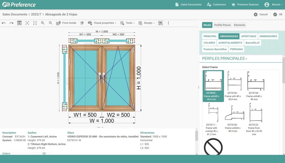 ePref, de Preference, es un ERP especializado en el sector del cerramiento, que acta como conexin entre los distintos departamentos...