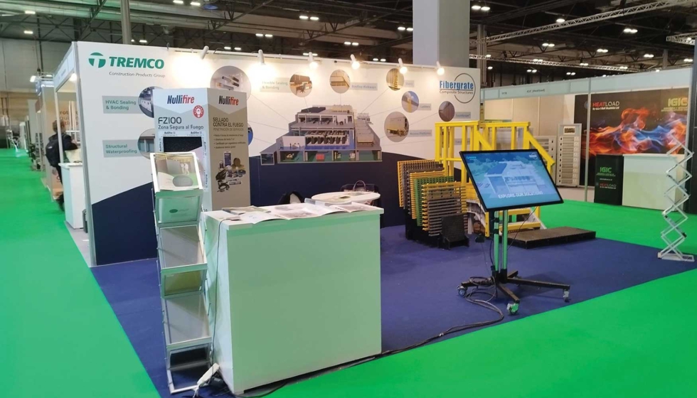Stand de Tremco CPG en la reciente edicin de Data Centre World Madrid