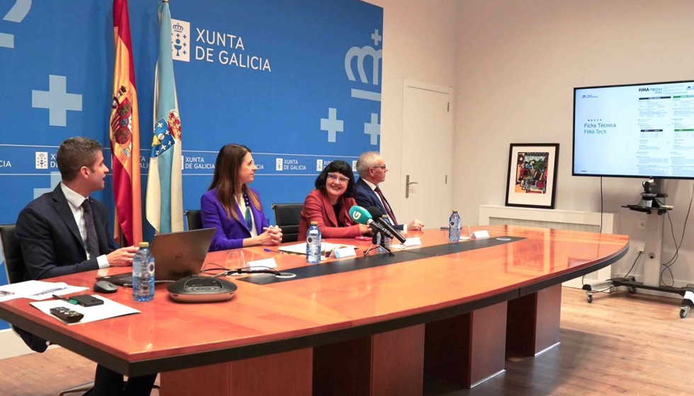 Fernando Cidraque, Director de FIMA; Mara Jos Gmez, Conselleira de Medio Rural de la Xunta de Galicia; Ana Hernndez...