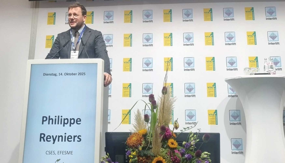 Philippe Reyniers present un exhaustivo anlisis de la evaluacin de la Directiva de Ascensores 2014/33/UE