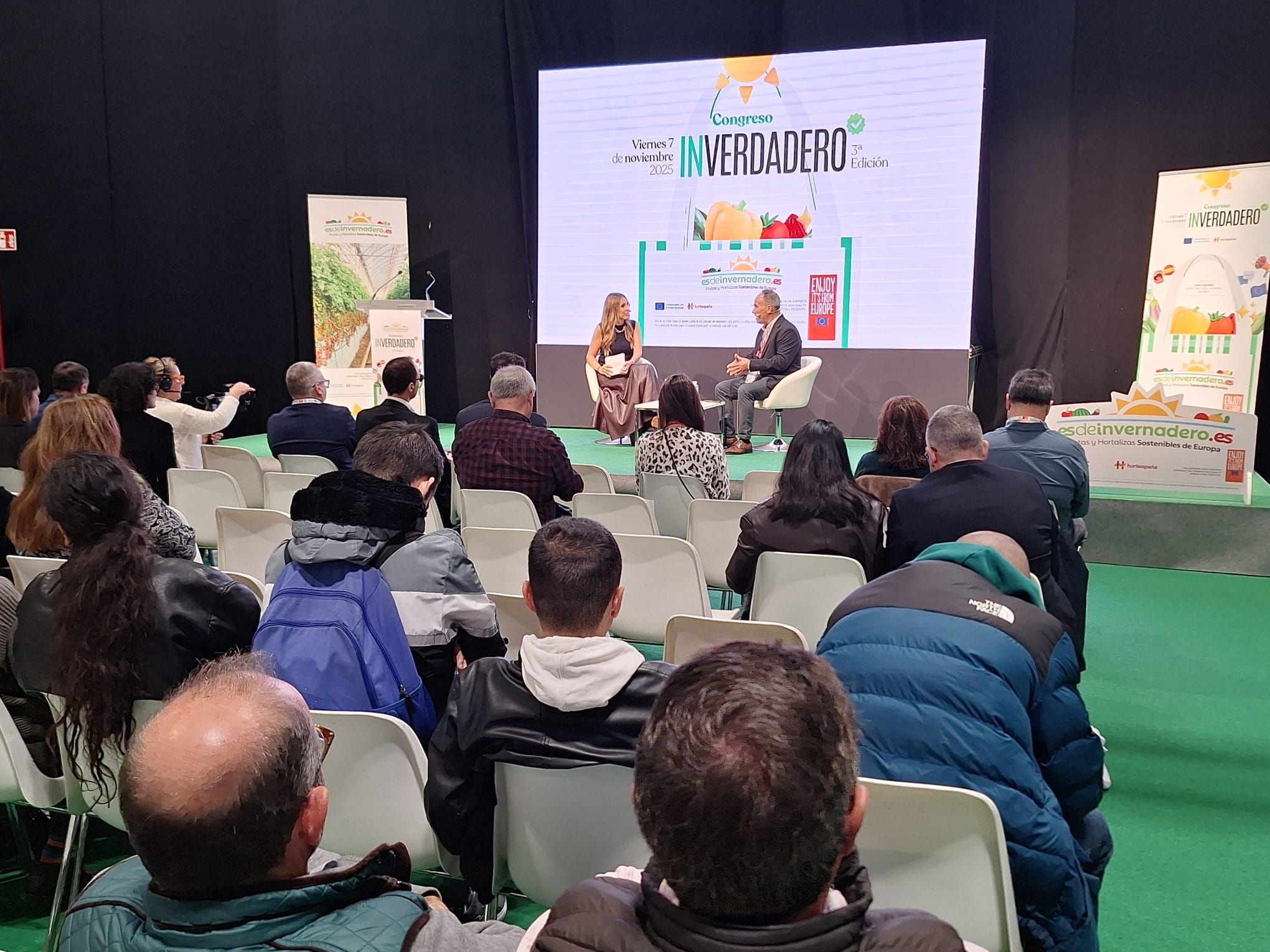 El presidente de Hortiespaa, Juan Toms Cano, durante su intervencin en esta tercera edicin del Congreso InVerdadero