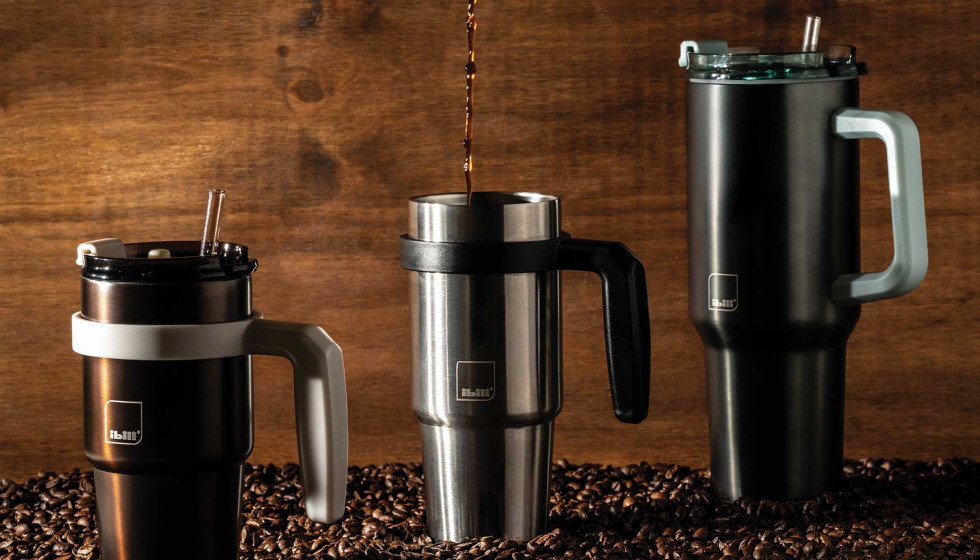 Vasos con asa Go de Ibili