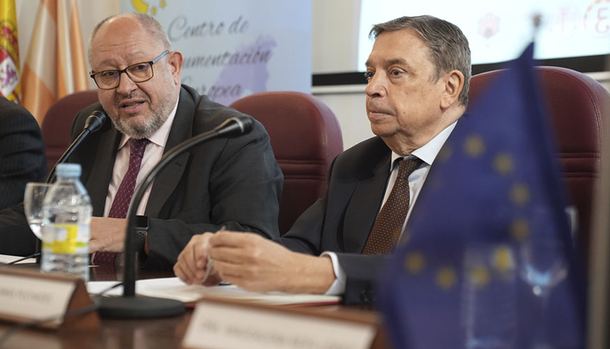 El ministro Luis Planas, durante un acto el da 10 de noviembre en la Universidad de Crdoba