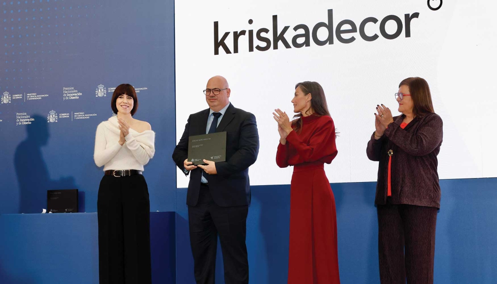 Mencin Especial en la categora de Diseo y Empresa en los Premios Nacionales de Innovacin y de Diseo 2024 presidida por la Reina Letizia...