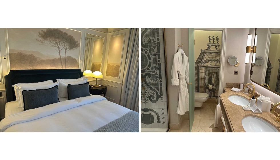 Detalle de una de las suites renovadas del Palace