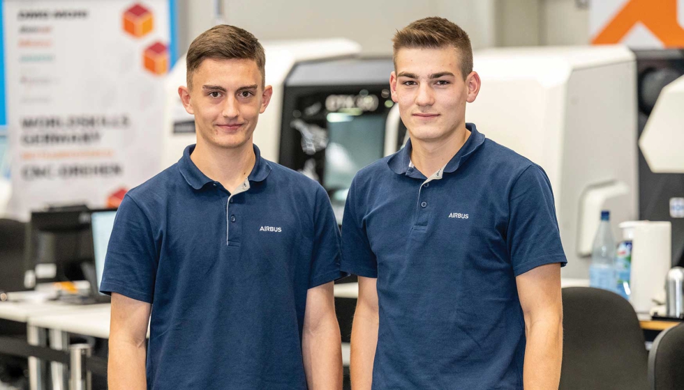 Ganadores de WorldSkills Alemania (de izquierda a derecha): Daniel Meyr, de Airbus Helicopters Alemania, se impuso en la competicin nacional...